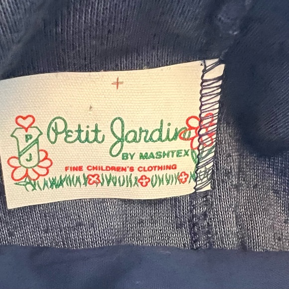 Vtg Petit Jardin Baby Boy Nautical Sailor Romper M - Picture 8 of 9